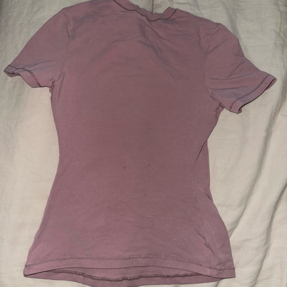 Skims Dusk Pink Cotton Jersey Pants & Top size XS - Picture 2 of 6